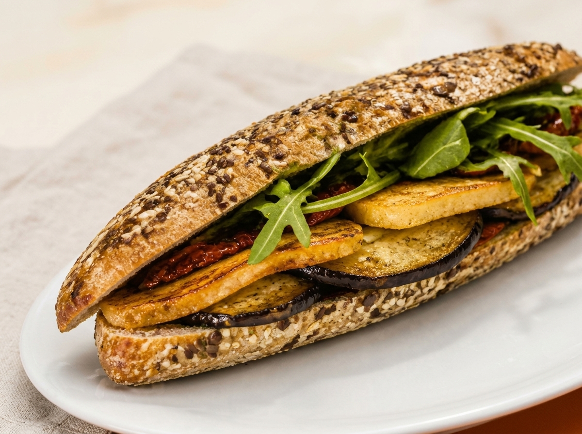 Panini Melanzana y sándwiches calientes a la plancha